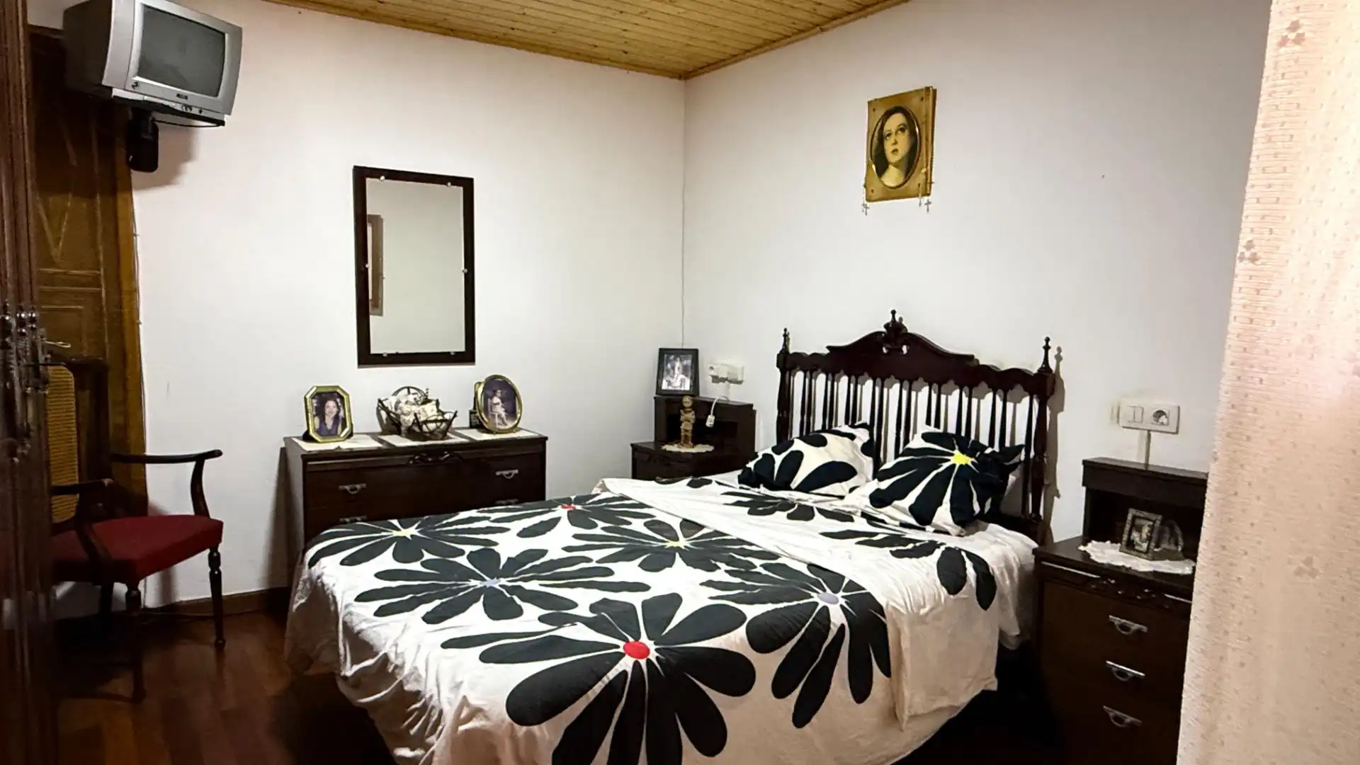 Bedroom of Houses for sale in Pantón  with Parquet flooring and Storage room