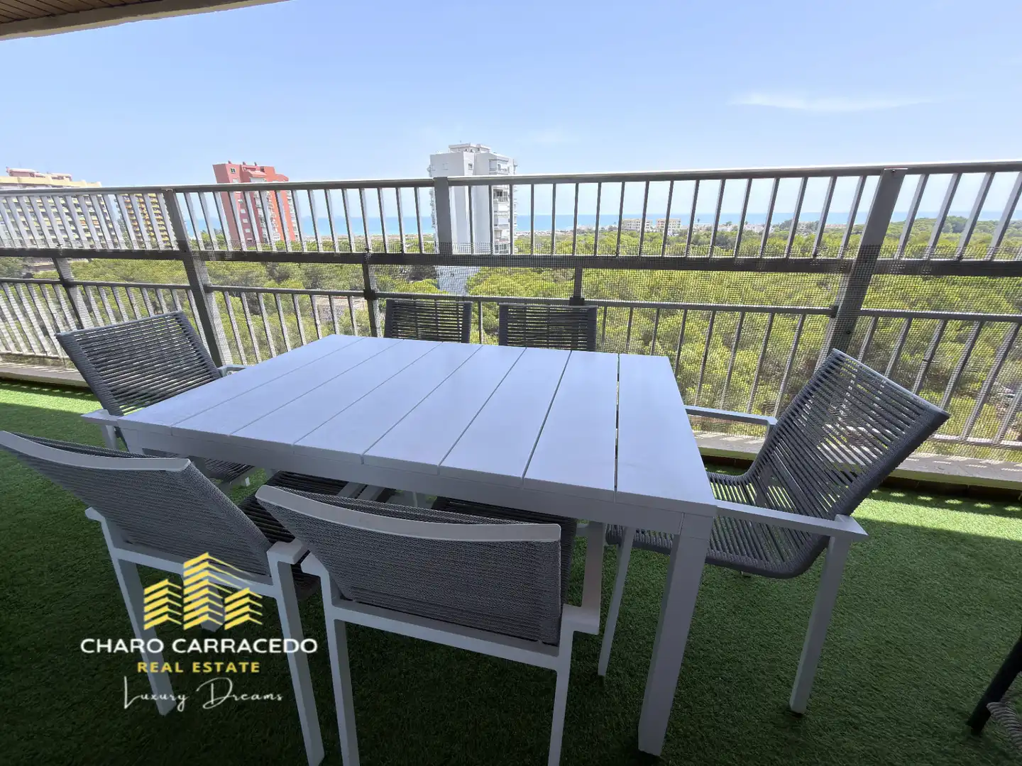 Terrassa de Pis de lloguer en Valencia amb Aire condicionat, Jardí privat i Terrassa