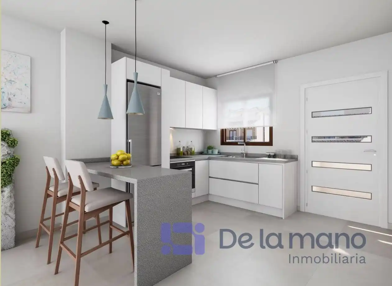 Cocina de Planta baja en venta en San Pedro del Pinatar con Jardín privado, Terraza y Piscina comunitaria