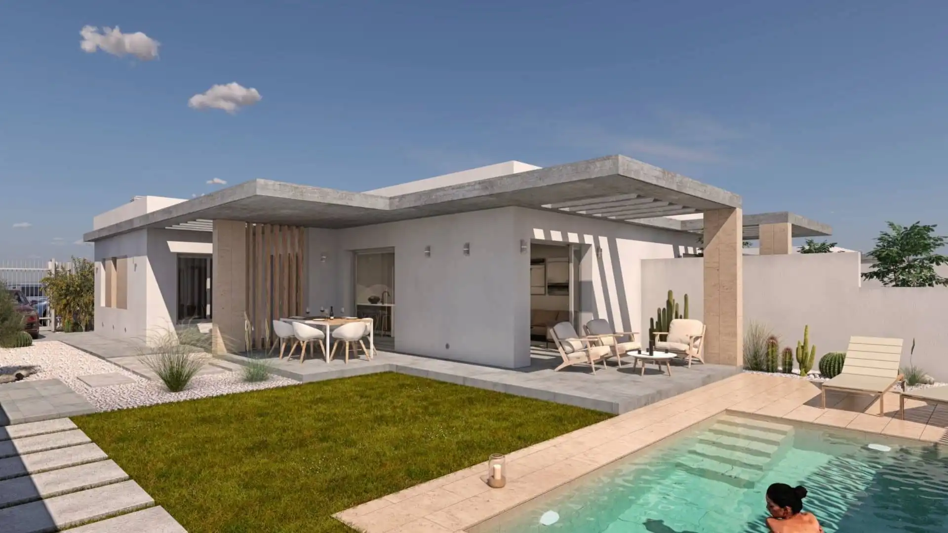 Chalet con piscina en venta en Santiago de la Ribera, imagen 14