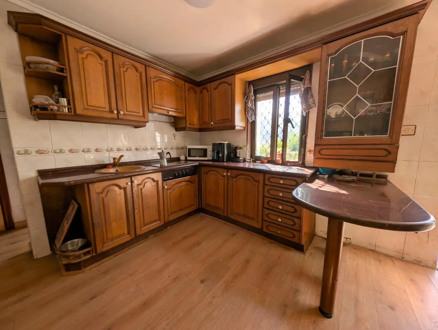 Cocina de Casa o chalet en venta en Mieres (Asturias) con Calefacción, Jardín privado y Terraza