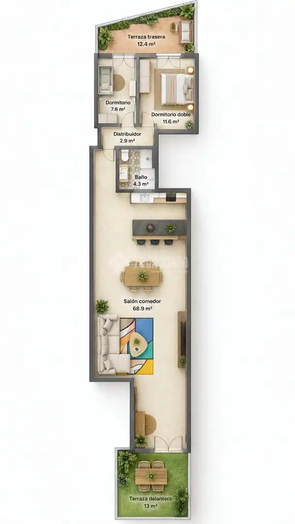 Piso en venta en Sant Joan Baptista
