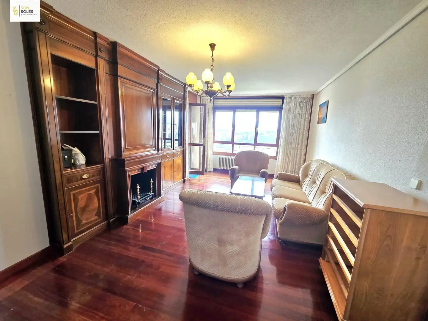 Sala de estar de Piso en venta en Santander con Calefacción, Jardín privado y Terraza