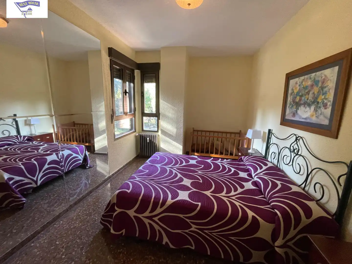 Bedroom of Flat for sale in Albacete  with Balcony