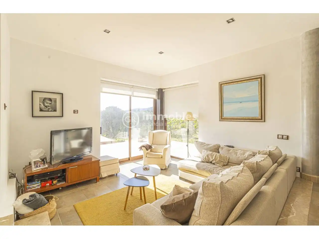 Sala de estar de Casa o chalet en venta en Alaró con Aire acondicionado, Calefacción y Jardín privado