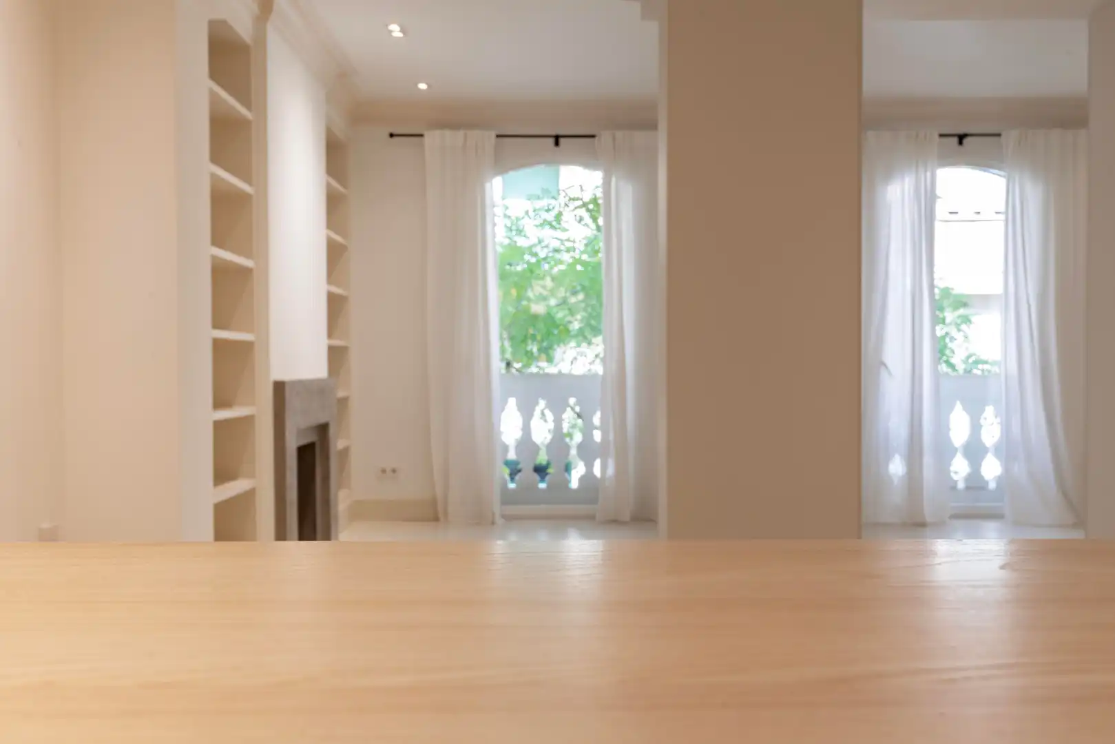 Living room of Flat for rent in Madrid  with Air Conditioner, Heating and Parquet flooring