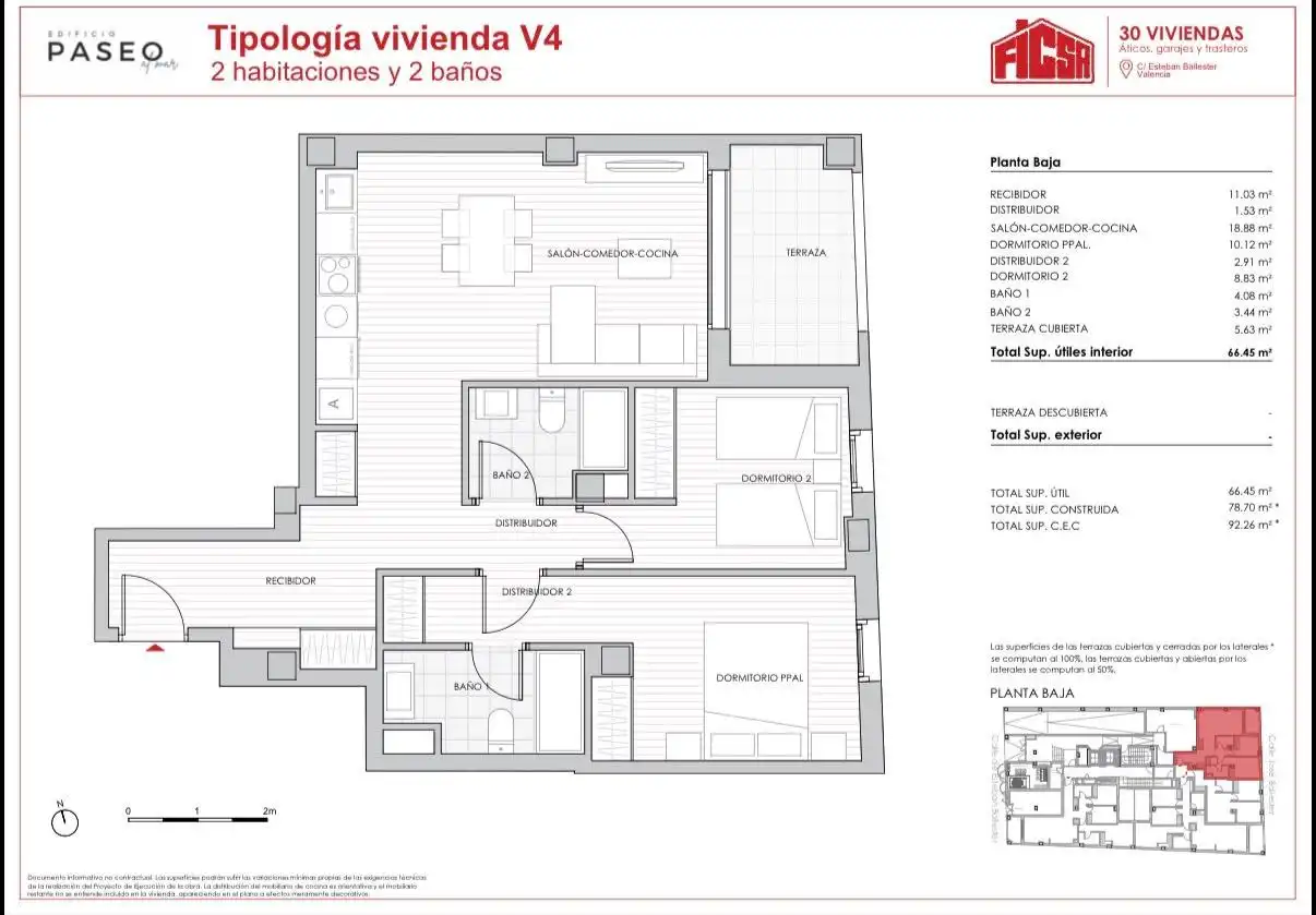 Appartement avec terrasse à vendre à Calle ESTEBAN BALLESTER, imagen 38