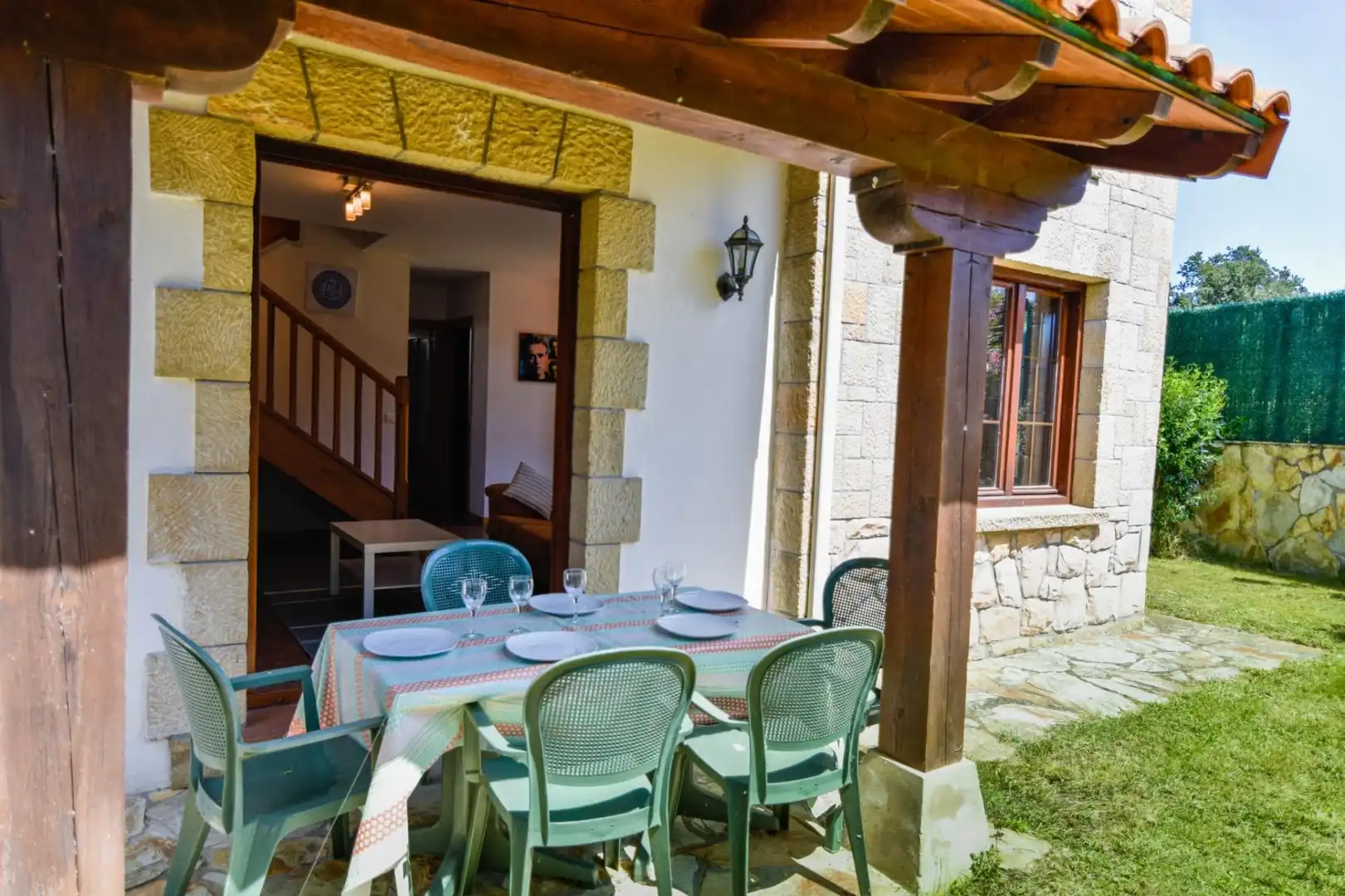 Terrassa de Casa adosada en venda en Ribamontán al Monte amb Calefacció, Jardí privat i Terrassa
