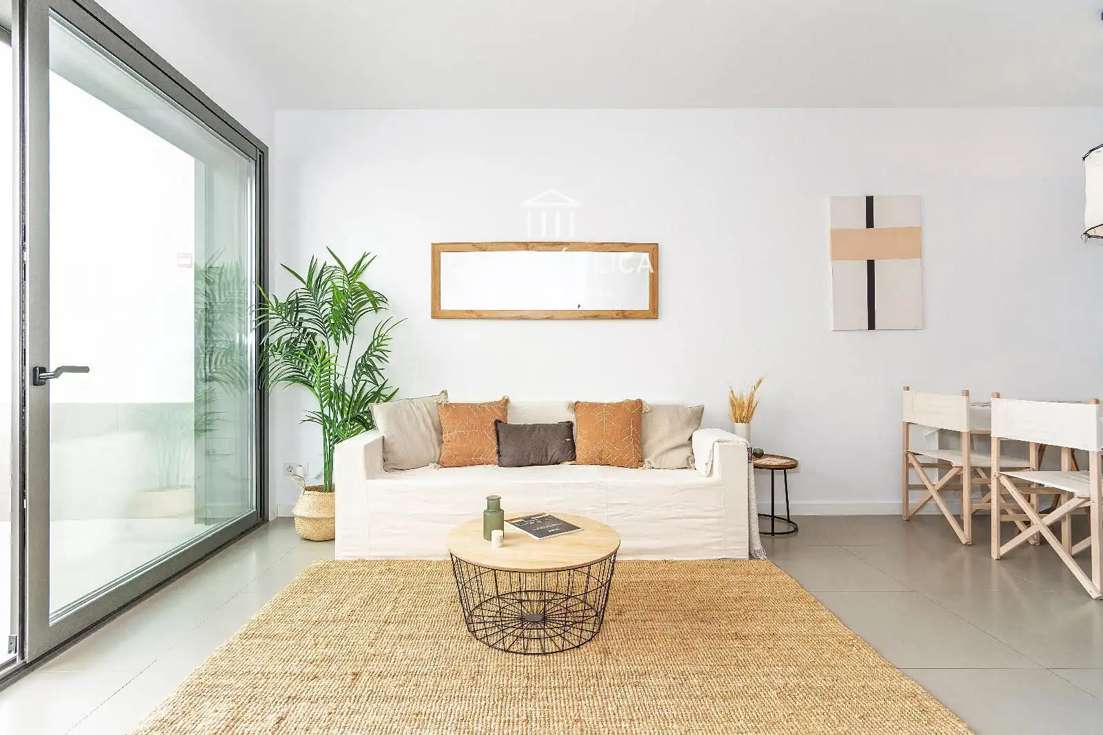 Sala de estar de Piso en venta en Mataró con Aire acondicionado, Calefacción y Terraza