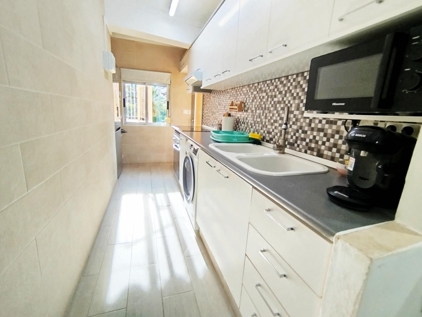 Cocina de Apartamento en venta en La Pobla de Farnals con Piscina
