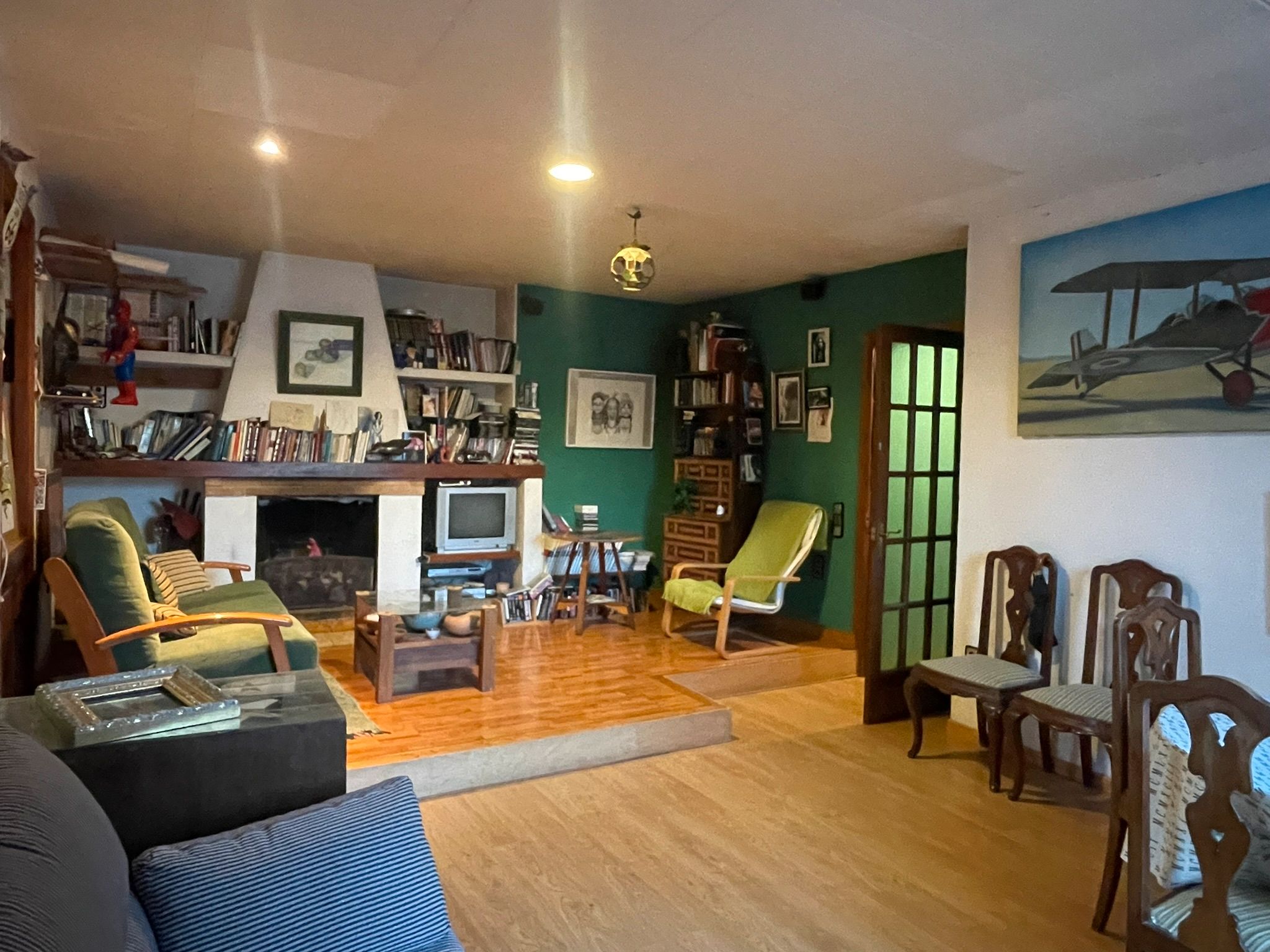 Living room of Flat for sale in La Pobla de Cérvoles  with Air Conditioner, Furnished and Oven