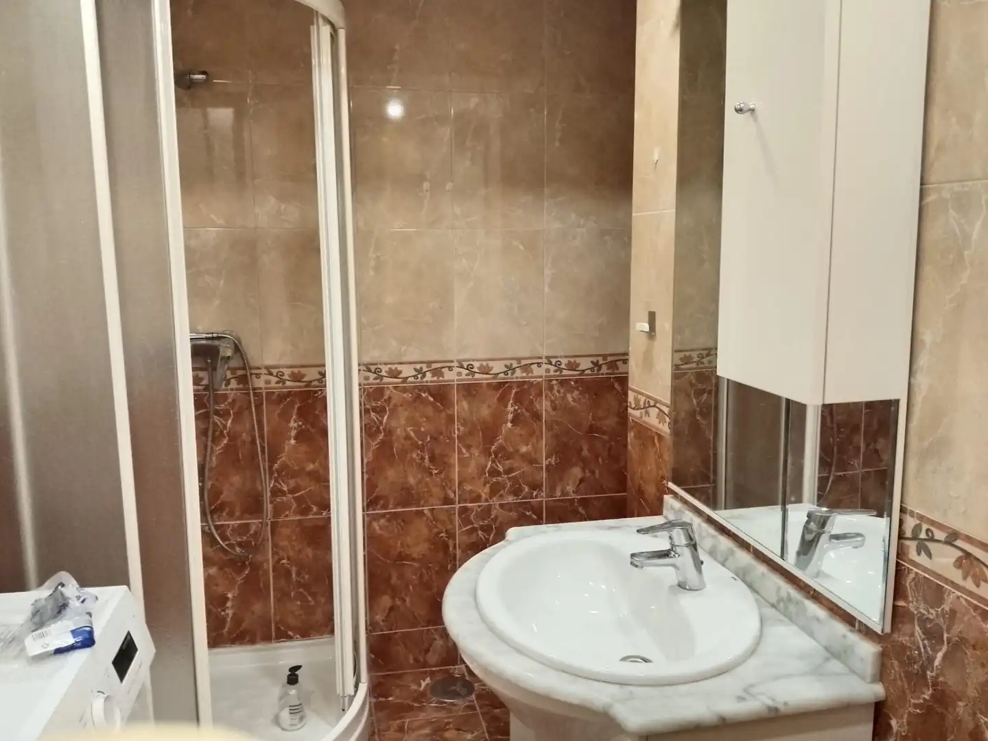 Bathroom of Flat for rent in Oviedo   with Heating, Terrace and Furnished
