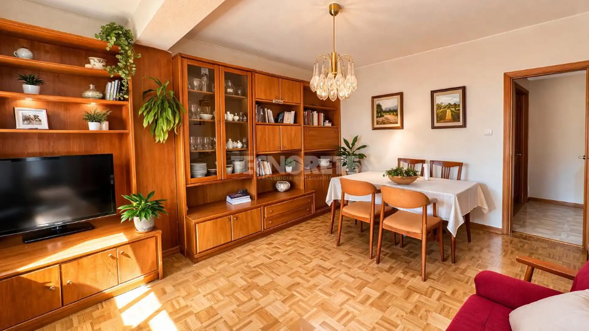 Sala de estar de Piso en venta en  Madrid Capital con Aire acondicionado, Calefacción y Terraza