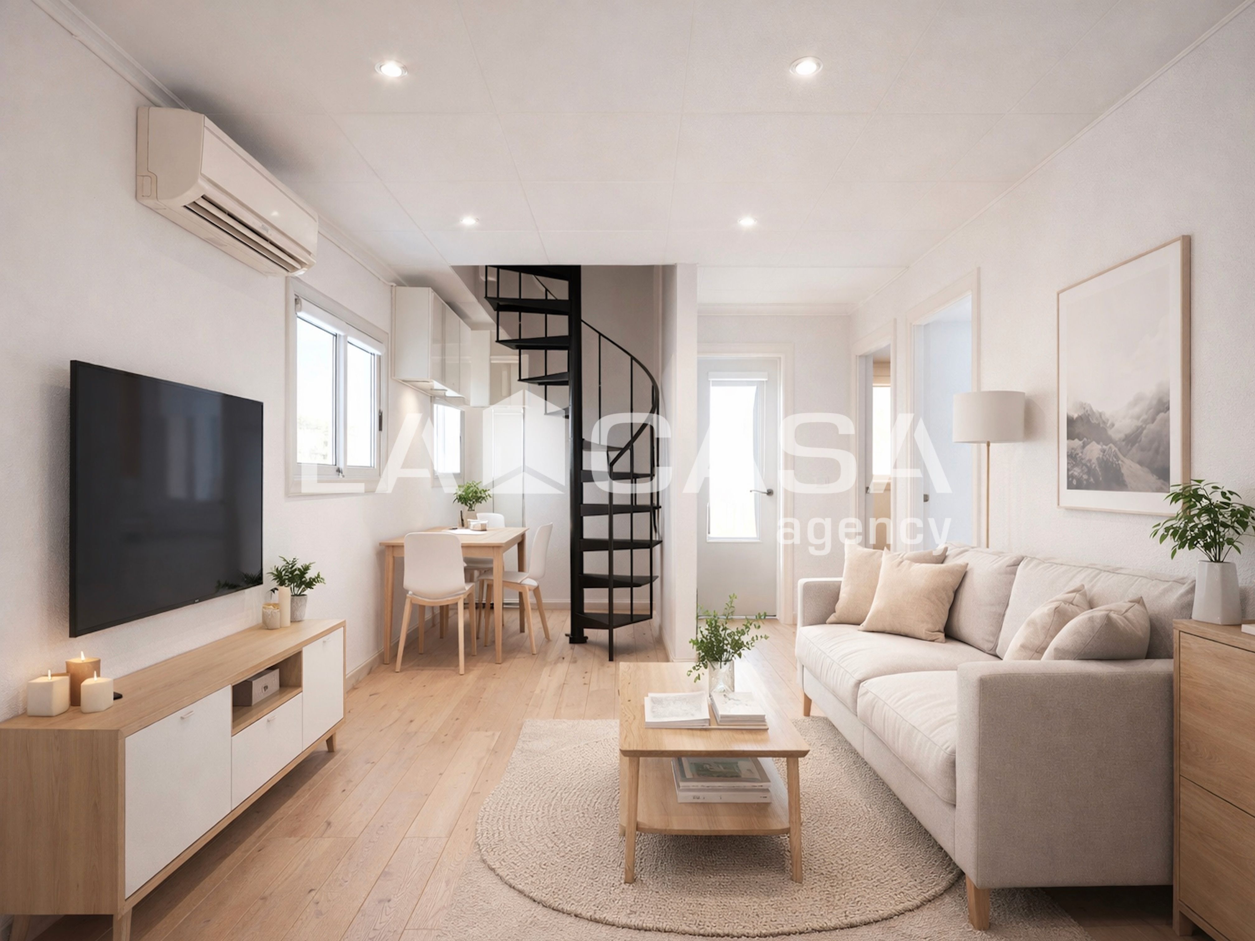 Living room of Duplex for sale in Badalona  with Heating and Storage room