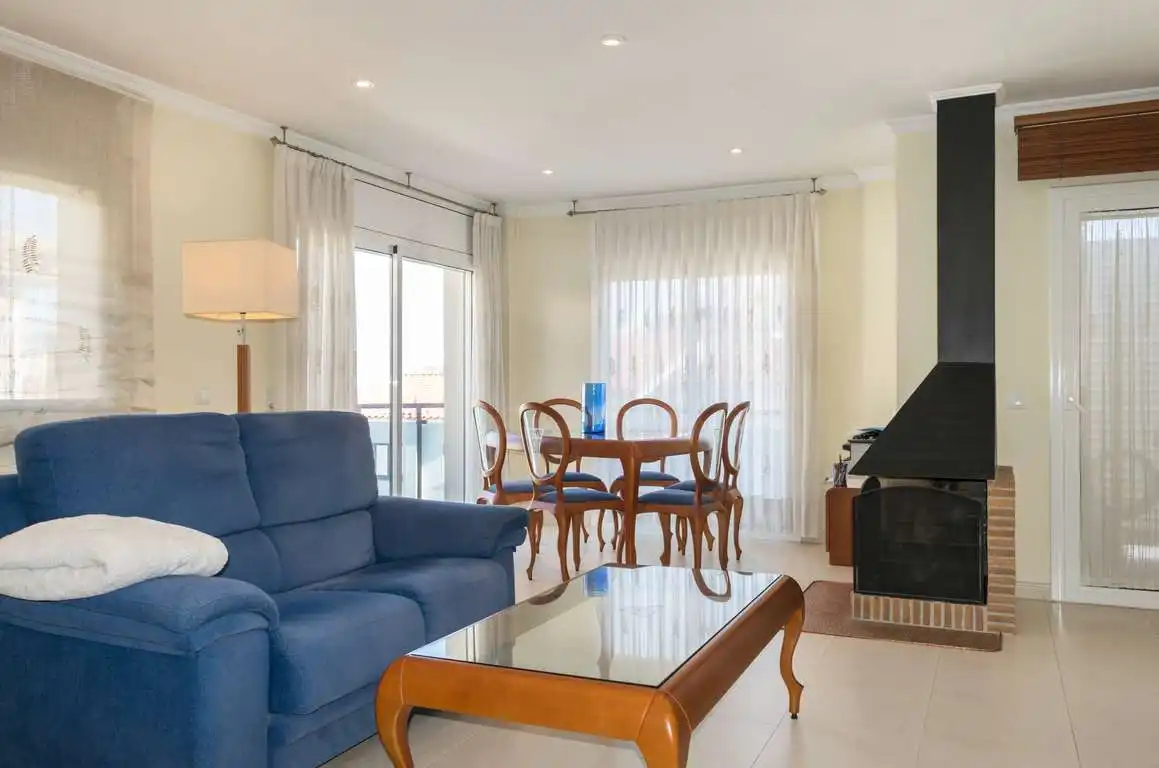 Living room of Duplexes for sale in L'Escala  with Heating, Terrace and Furnished
