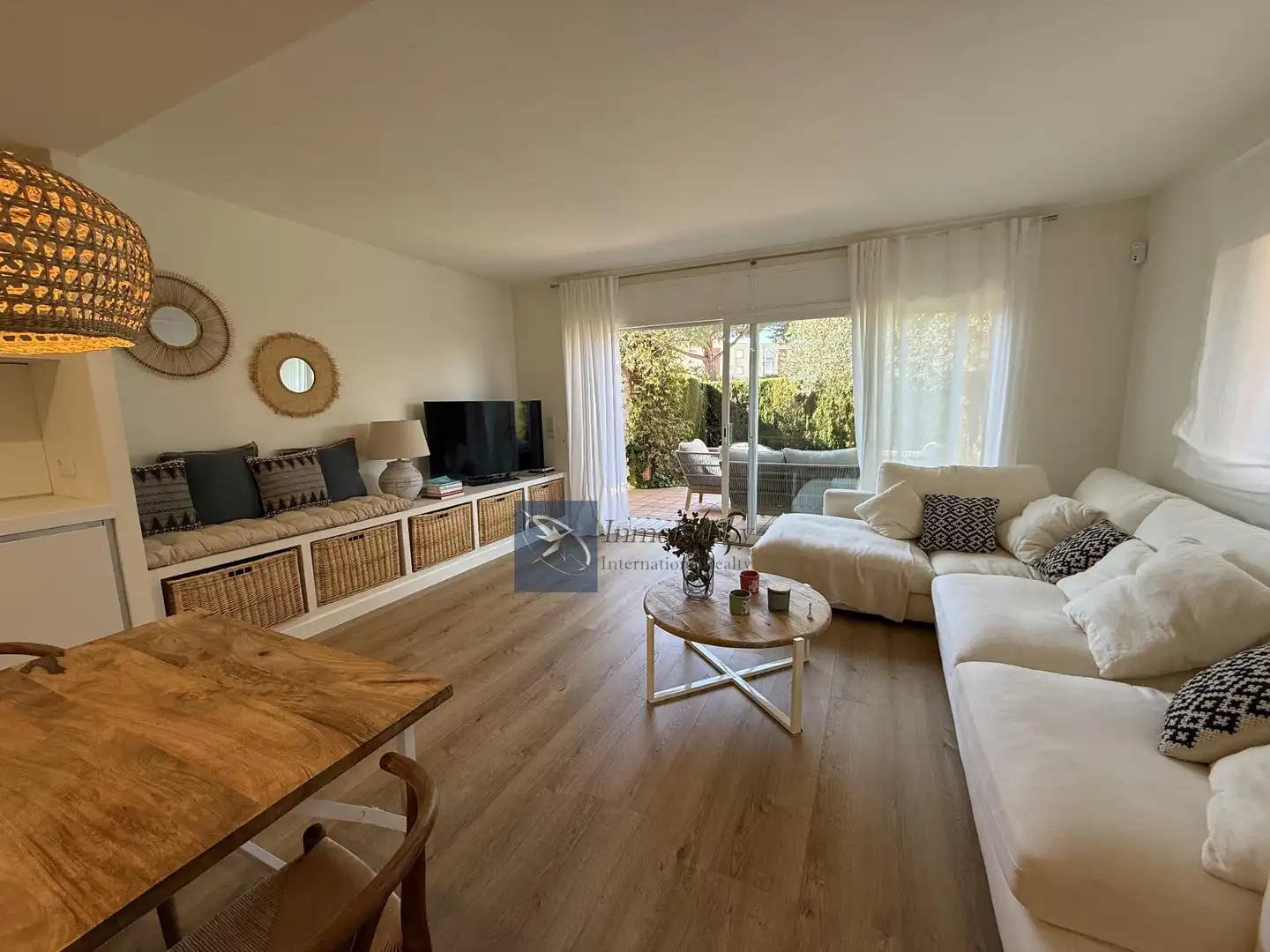 Wohnzimmer von Haus oder Chalet zur Miete in Sant Feliu de Guíxols mit Klimaanlage, Heizung und Terrasse