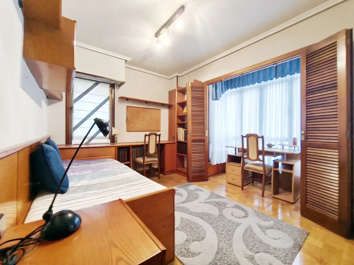 Bedroom of Flat for sale in  Logroño  with Heating, Parquet flooring and Terrace