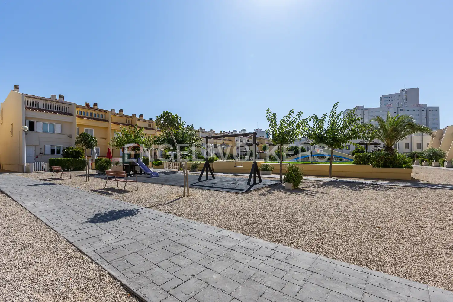 Terrace of Houses for rent in Valencia  with Heating, Private garden and Terrace