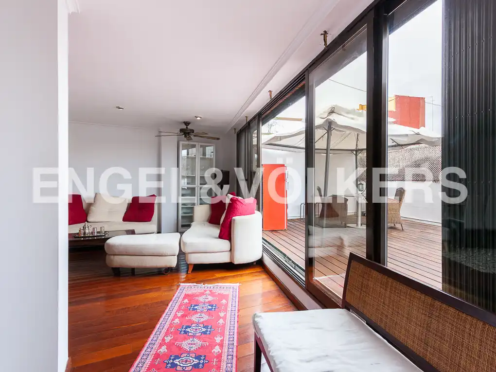 Terraza de Ático de alquiler en Valencia con Aire acondicionado, Calefacción y Parquet