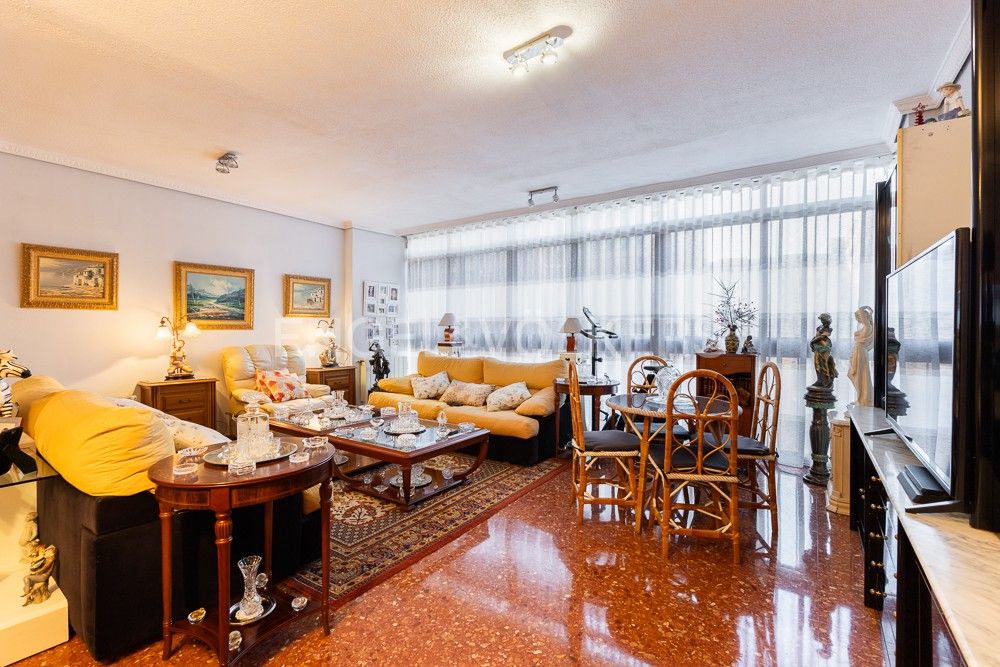 Sala d'estar de Apartament en venda en  Valencia Capital amb Aire condicionat, Calefacció i Terrassa
