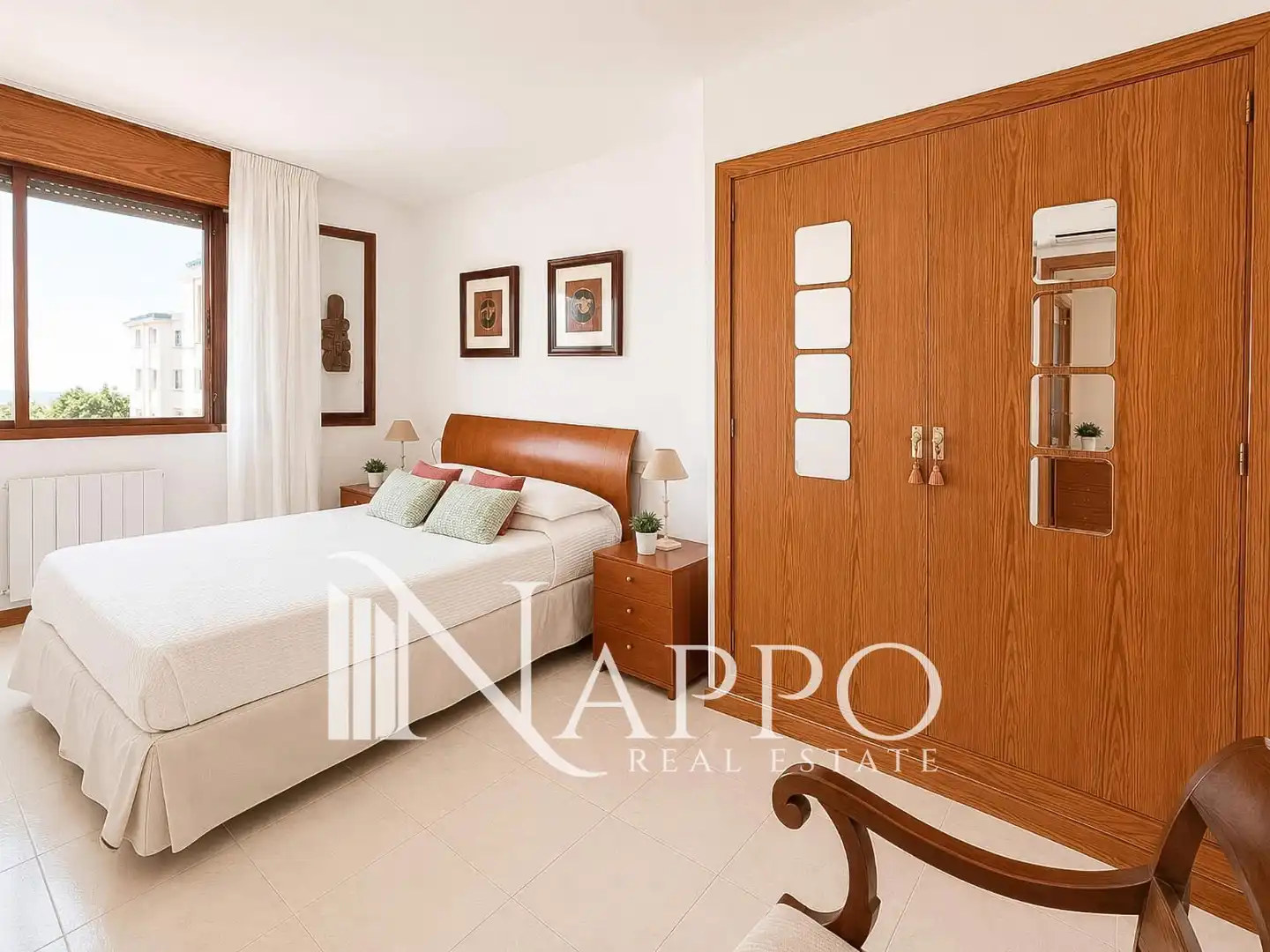 Bedroom of Flat for rent in  Palma de Mallorca  with Air Conditioner, Heating and Terrace