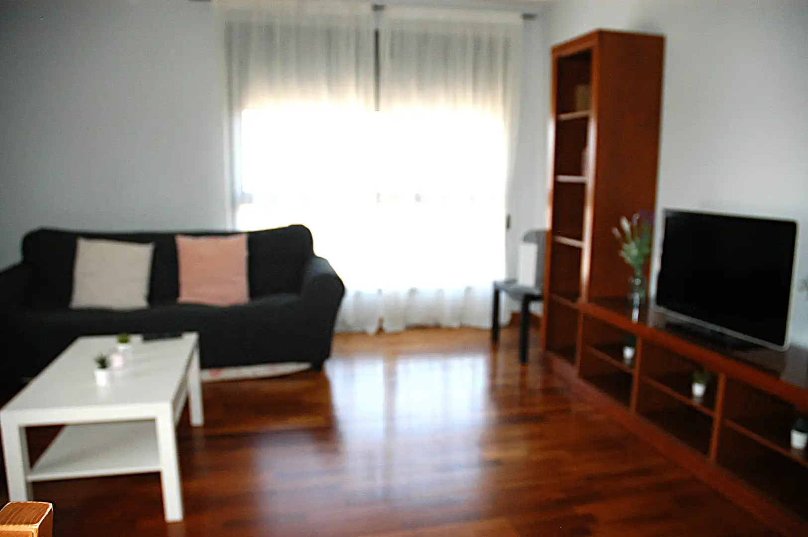 Sala de estar de Piso de alquiler en Murcia con Aire acondicionado, Calefacción y Parquet