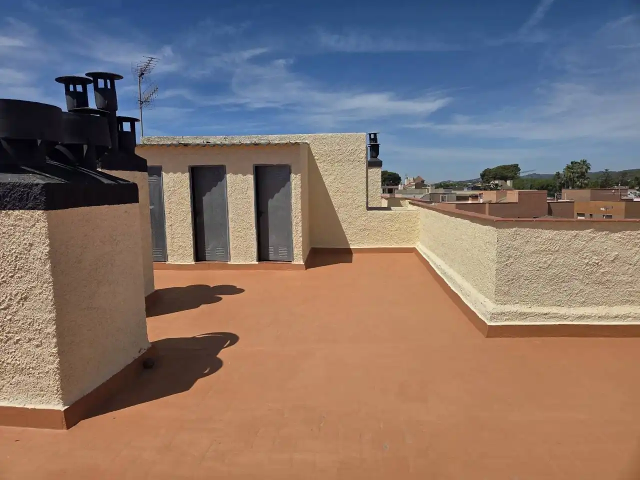 Terrasse von Wohnung zum Verkauf in Cubelles mit Heizung, Parkett und Abstellraum