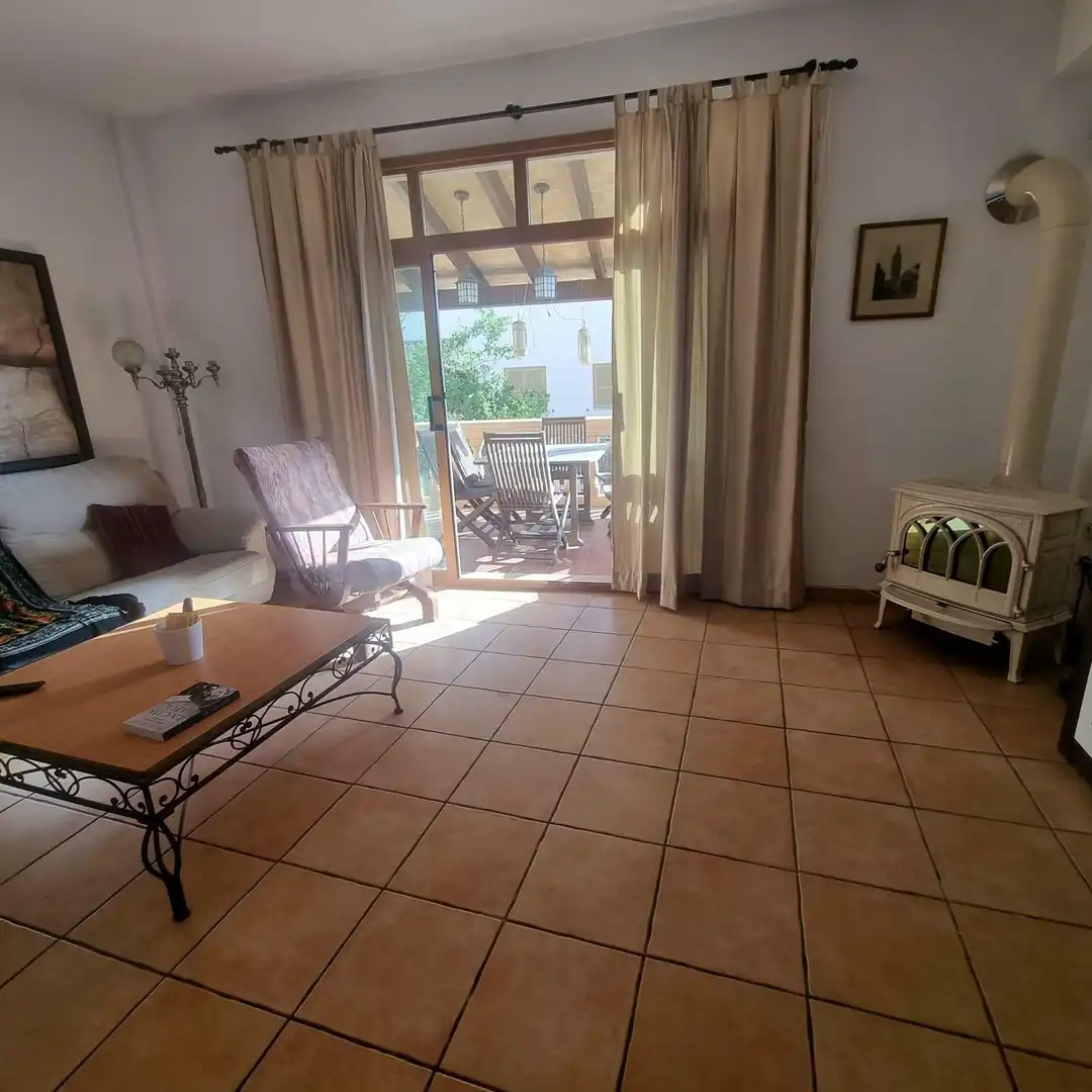 Sala d'estar de Planta baixa en venda en Marratxí amb Aire condicionat, Jardí privat i Terrassa