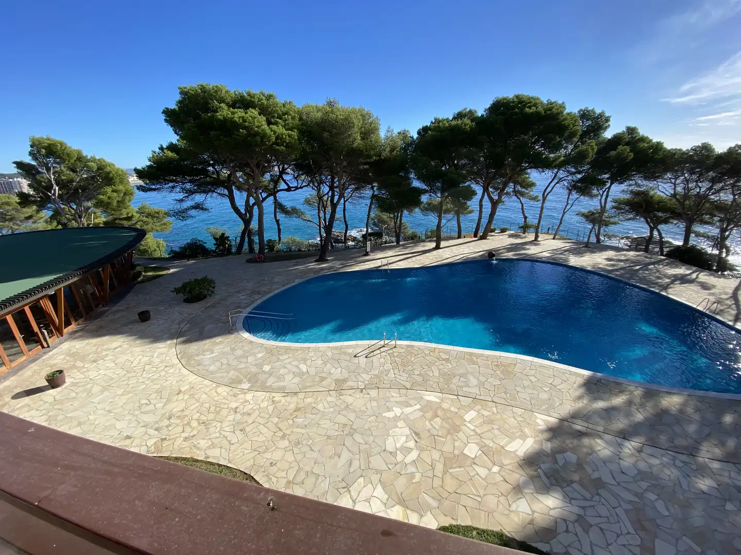 Piscina de Piso en venta en Calonge i Sant Antoni con Terraza, Amueblado y Horno