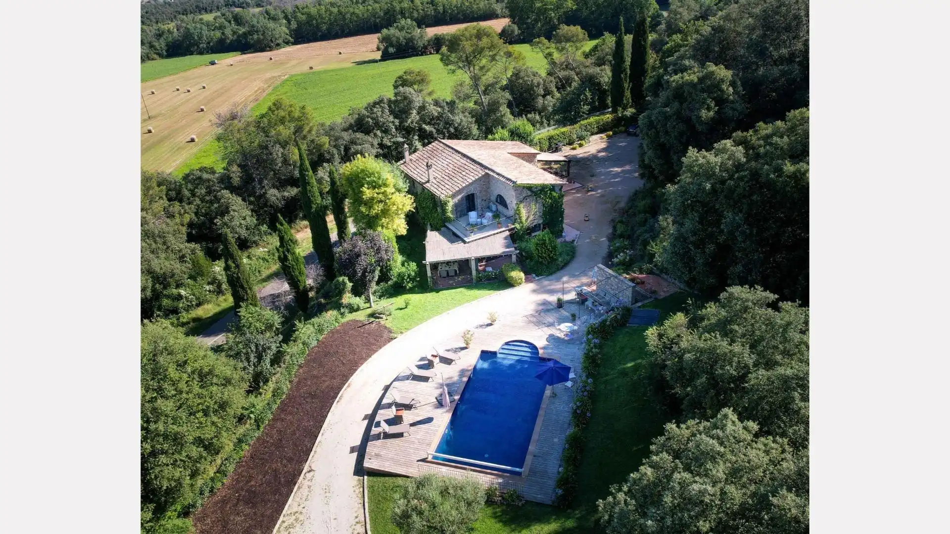 Jardín de Finca rústica en venta en Esponellà con Aire acondicionado, Calefacción y Jardín privado