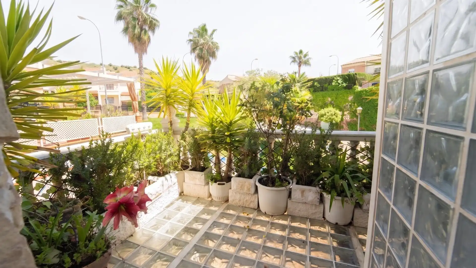 Terrace of Houses for rent in Huétor Vega  with Air Conditioner, Heating and Private garden