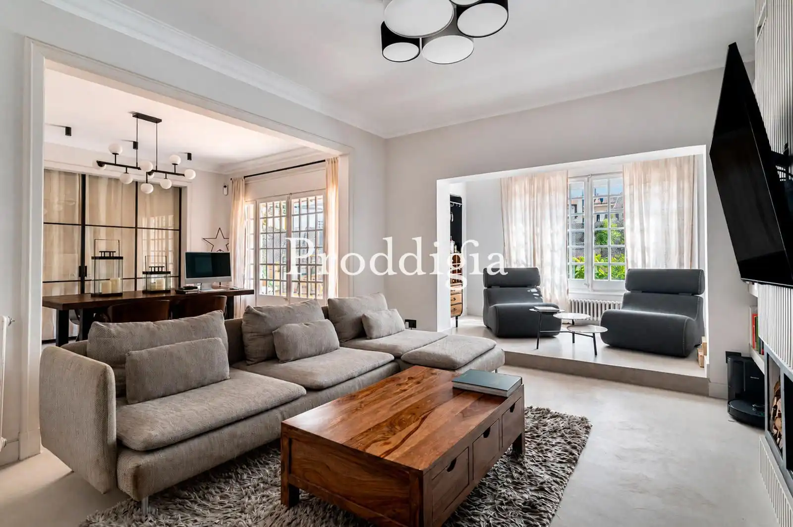 Living room of Flat for sale in Barcelona  with Air Conditioner, Heating and Terrace
