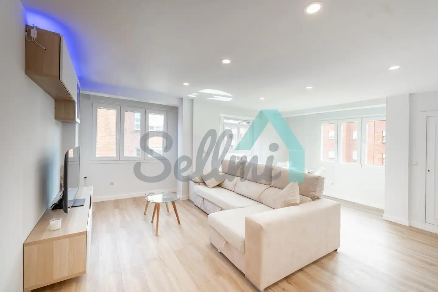 Sala de estar de Piso de alquiler en Gijón  con Calefacción, Amueblado y Internet