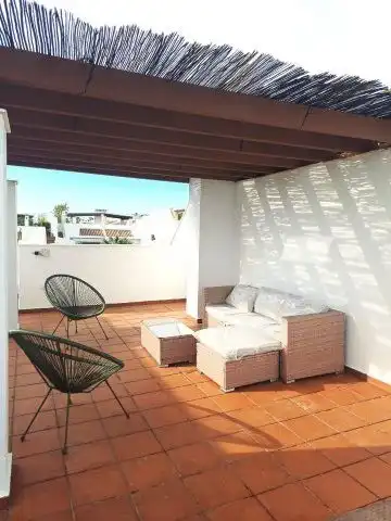 Terraza de Apartamento de alquiler en Islantilla con Aire acondicionado, Calefacción y Terraza