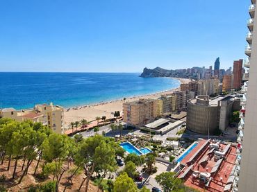 Apartament amb piscina de lloguer a Playa de Poniente