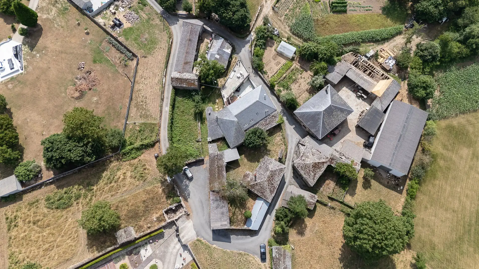 Vista exterior de Finca rústica en venta en Lugo con Amueblado