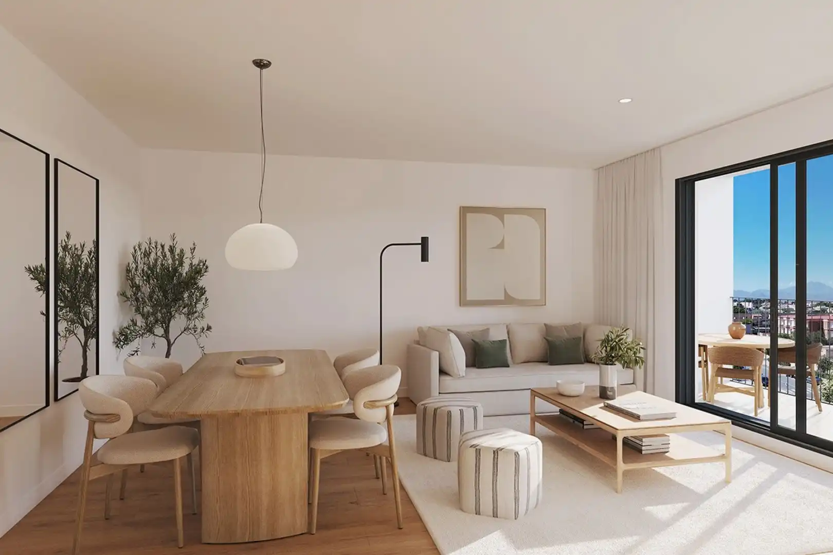 Living room of Attic for sale in Alicante / Alacant  with Air Conditioner, Private garden and Terrace