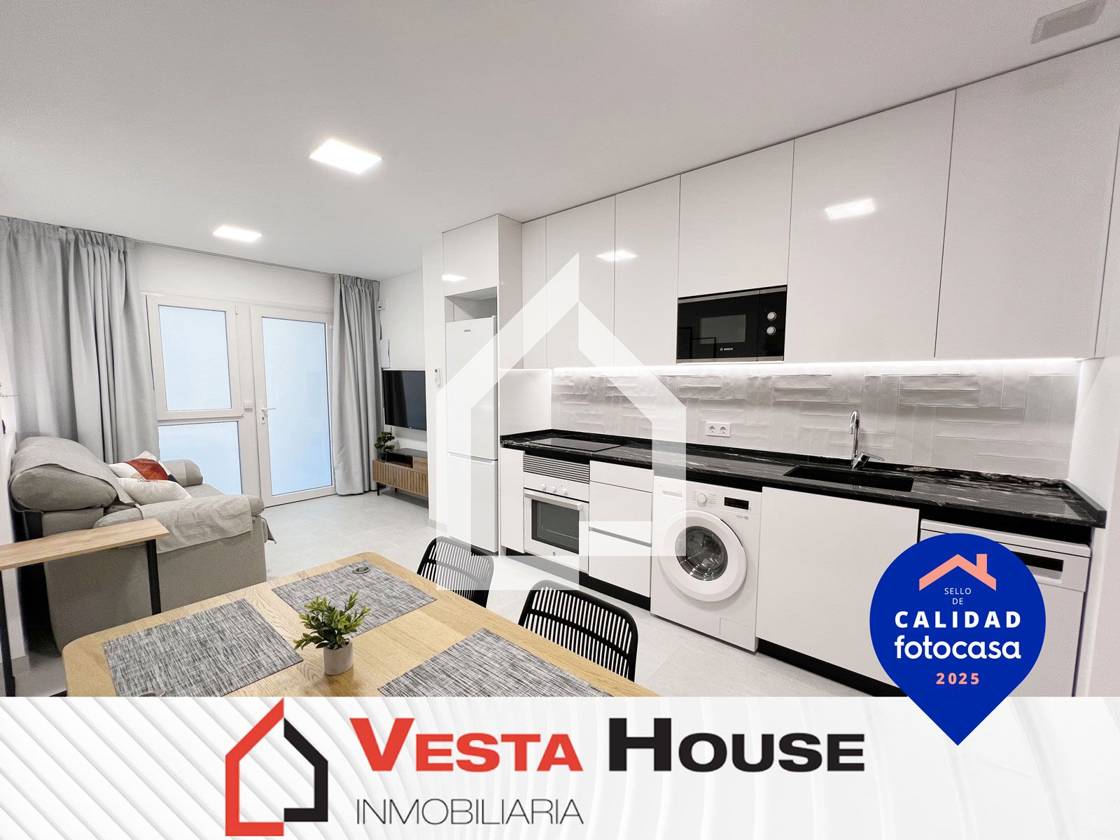 Cuina de Apartament de lloguer en San Vicente del Raspeig / Sant Vicent del Raspeig amb Aire condicionat i Moblat