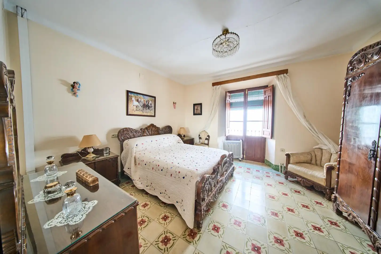 Habitación de Casa o chalet en venta en Alhama de Granada con Calefacción, Terraza y Amueblado