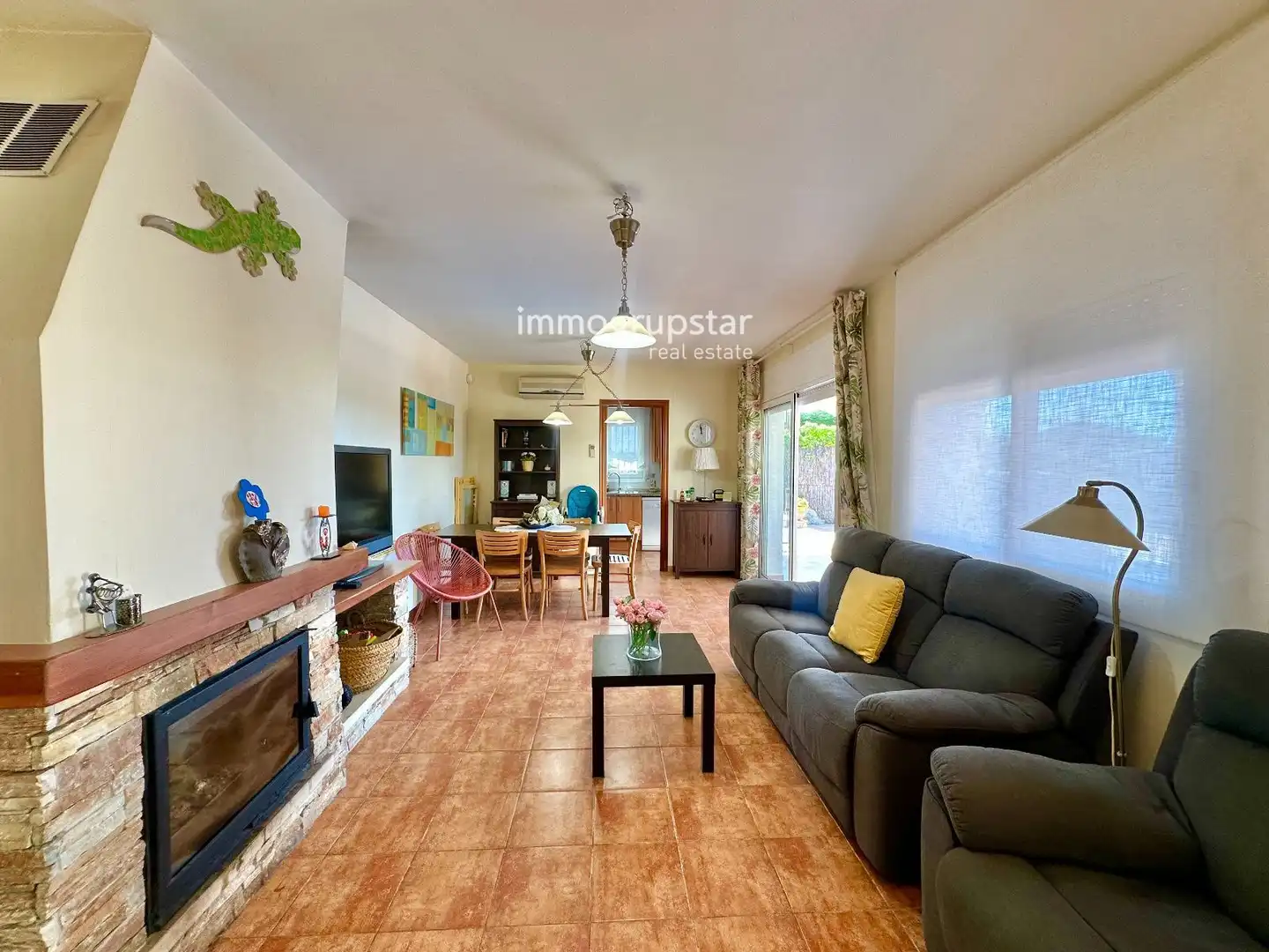 Sala d'estar de Casa o xalet en venda en Calonge i Sant Antoni amb Aire condicionat, Calefacció i Terrassa