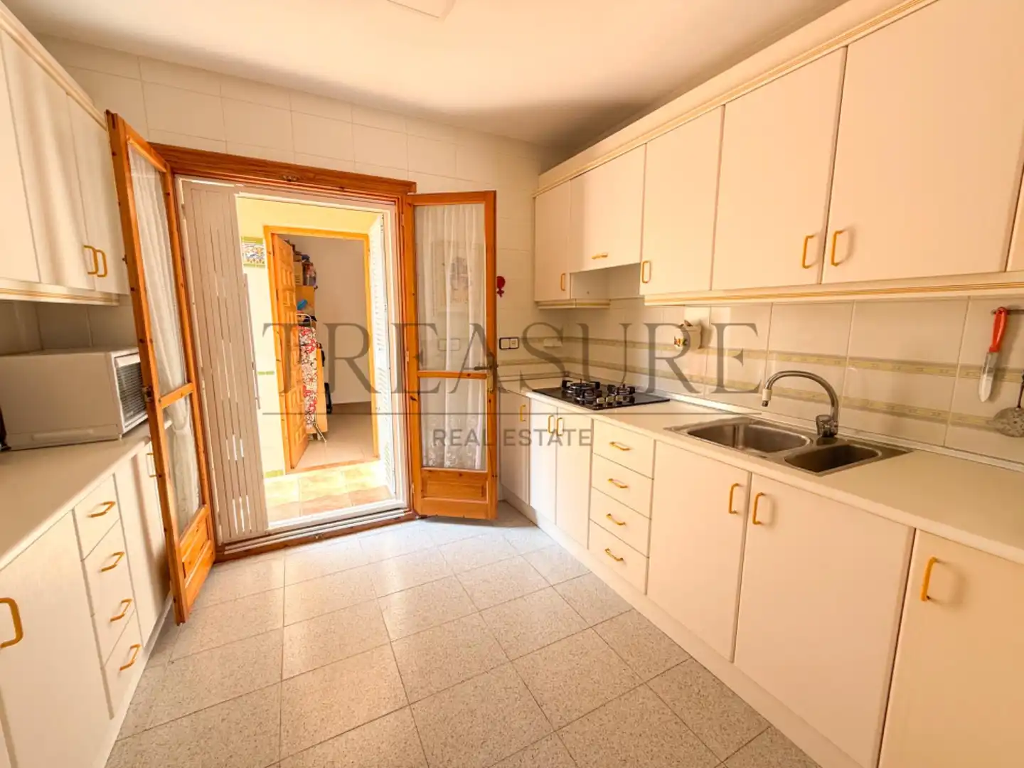 Cocina de Casa adosada en venta en Mazarrón con Aire acondicionado, Calefacción y Terraza