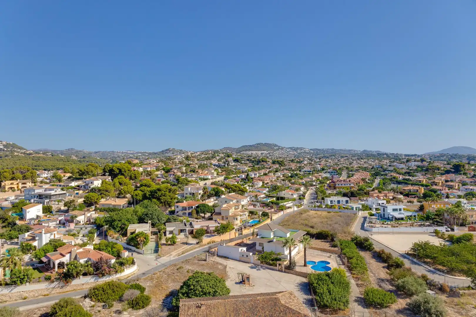Vista exterior de Apartamento en venta en Calpe / Calp con Aire acondicionado, Calefacción y Jardín privado