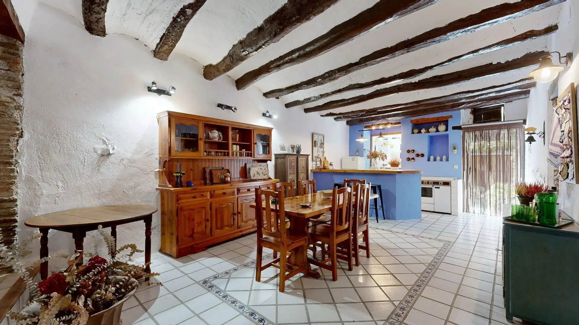 Cocina de Casa o chalet en venta en Magallón con Jardín privado, Terraza y Amueblado