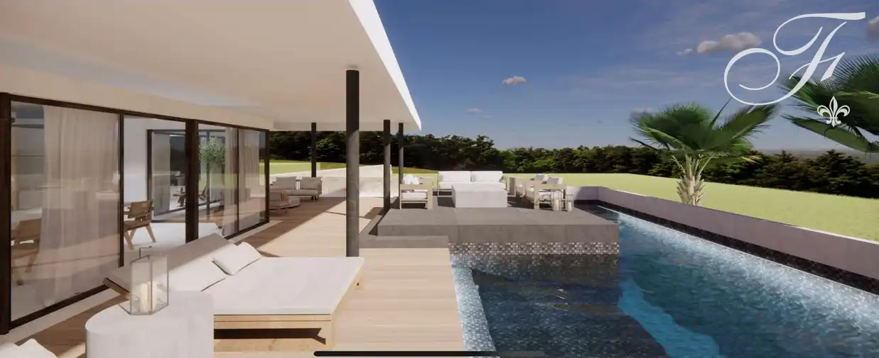 Terraza de Casa o chalet de alquiler en Sant Antoni de Portmany con Aire acondicionado, Jardín privado y Terraza