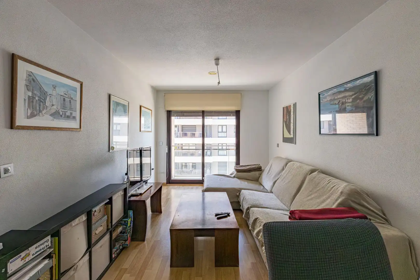 Sala de estar de Piso en venta en  Murcia Capital con Aire acondicionado, Trastero y Balcón