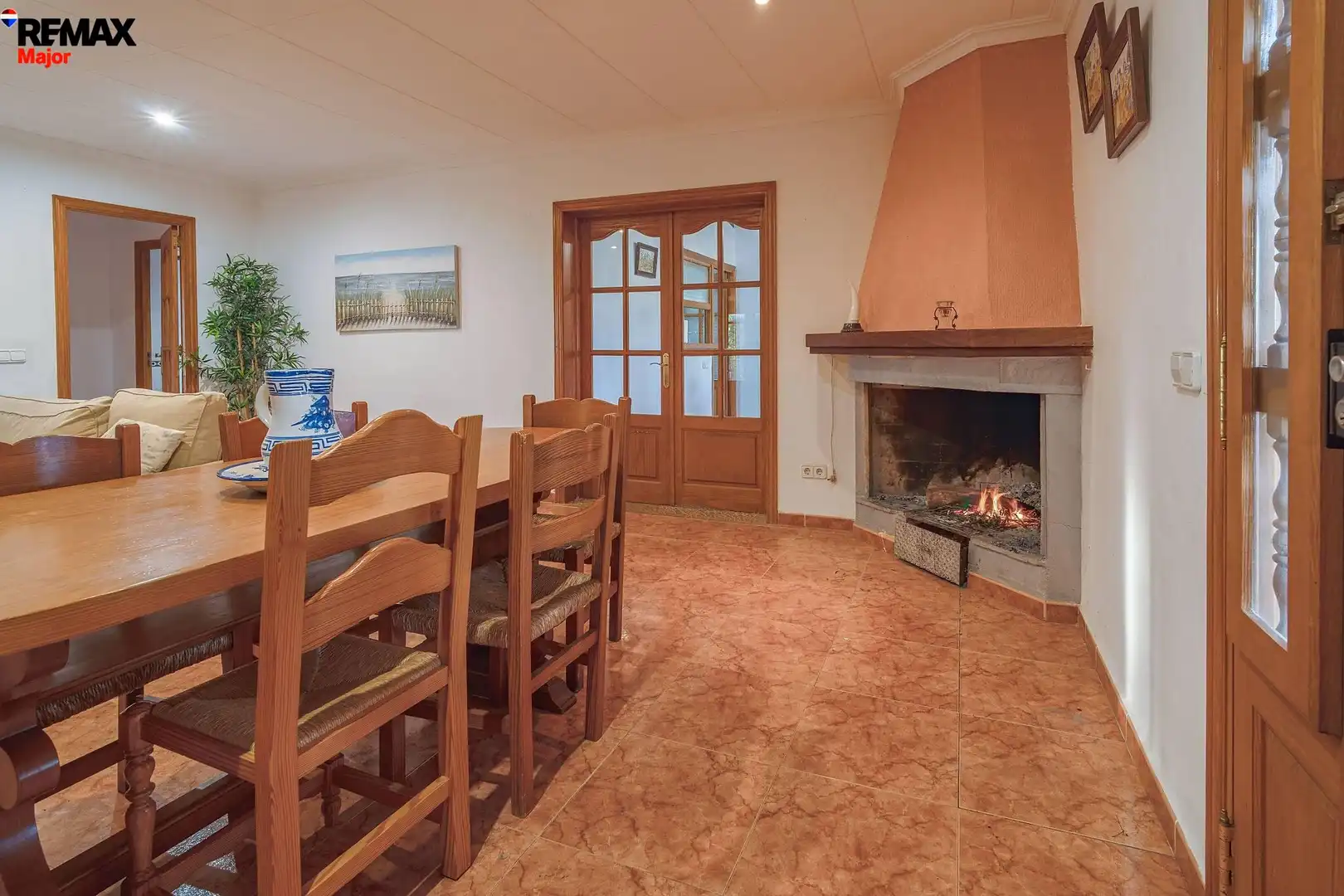 Esszimmer von Country house zum Verkauf in Inca mit Klimaanlage, Privatgarten und Schwimmbad