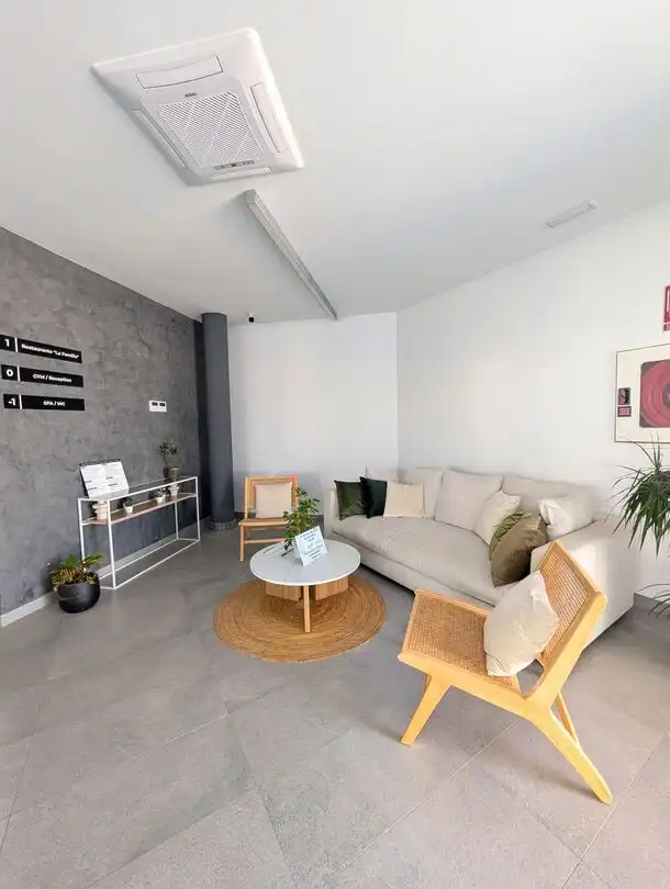 Living room of Attic for rent in Estepona  with Air Conditioner, Heating and Private garden