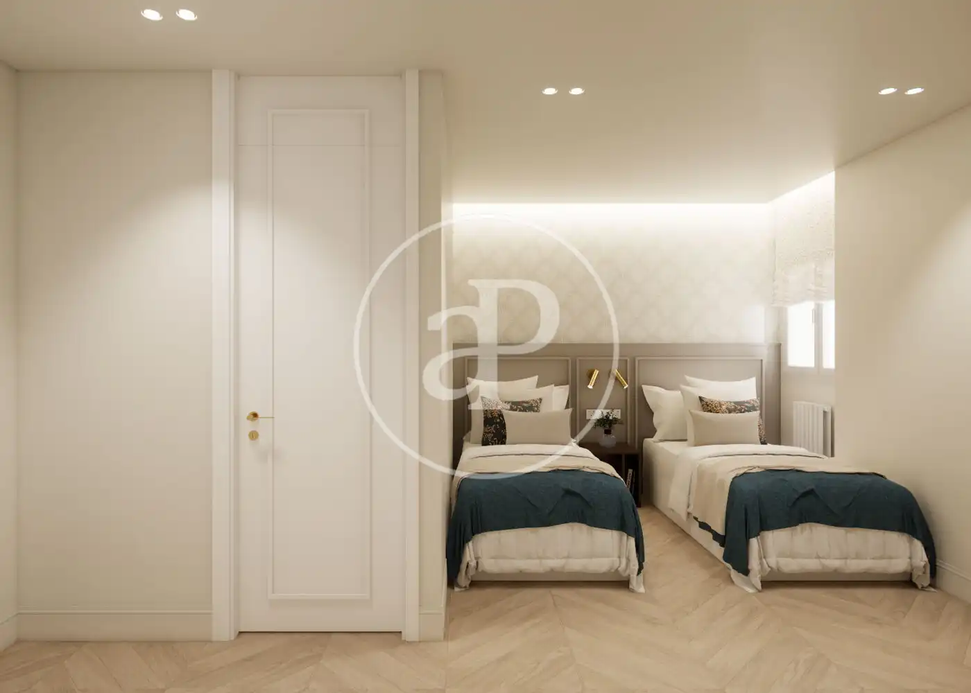 Bedroom of Flat for sale in Madrid  with Air Conditioner, Heating and Terrace