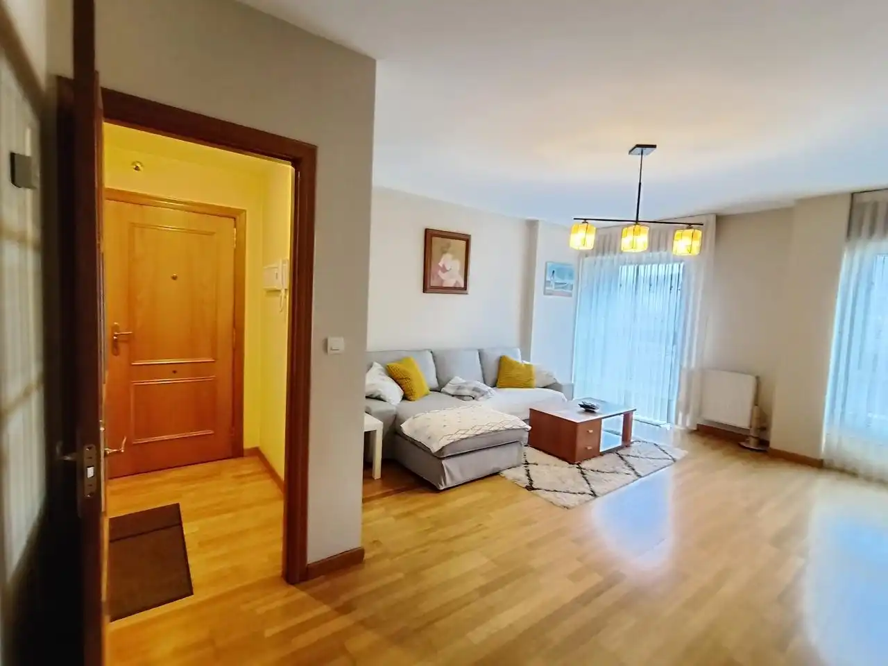 Sala de estar de Piso en venta en Lugo Capital con Calefacción, Parquet y Trastero