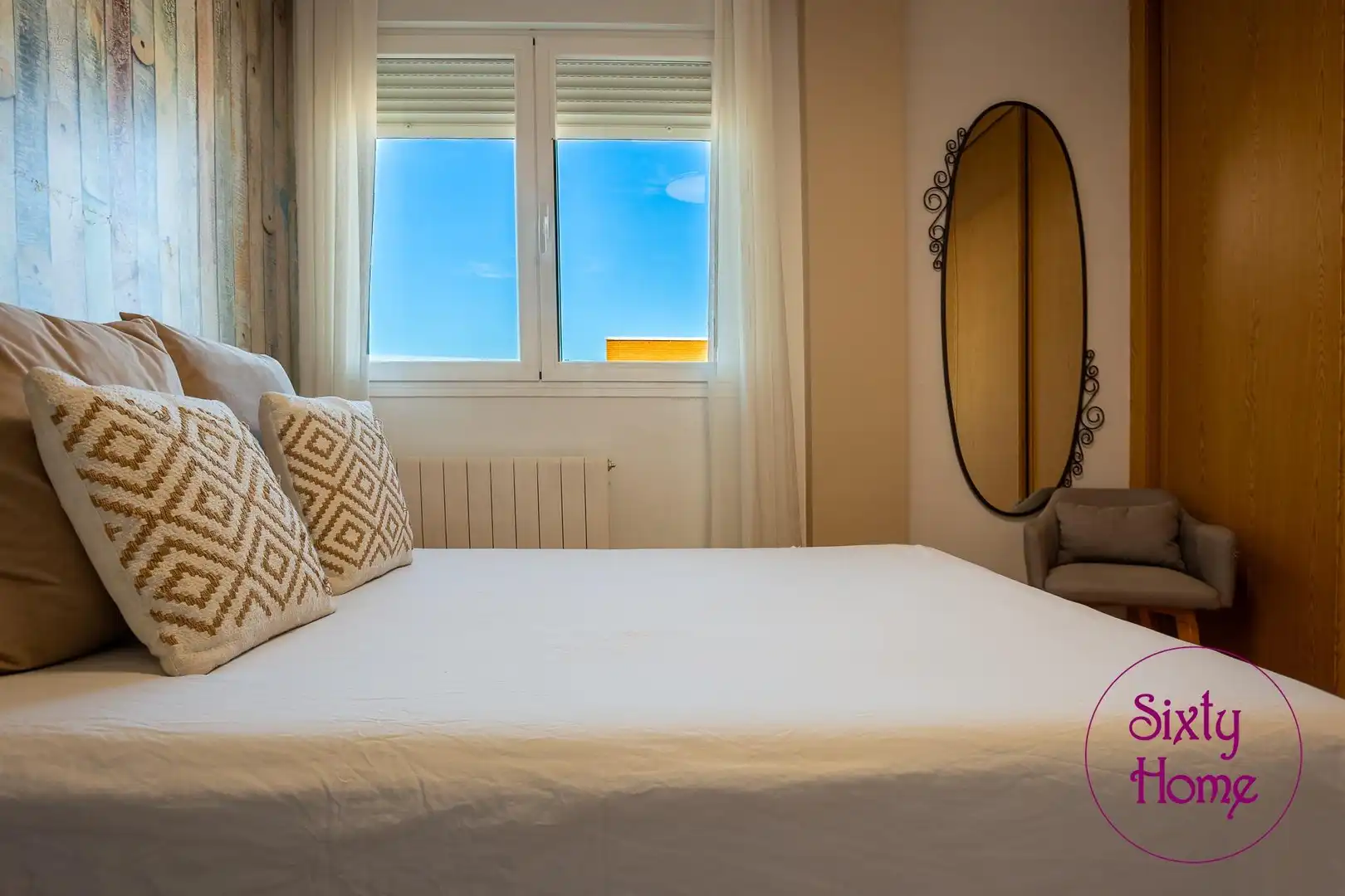 Bedroom of Flat for sale in Zaragoza  with Air Conditioner, Heating and Terrace